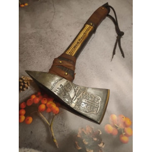 ЗСУ ексклюзивна сокира ручної роботи Сергія Дитюка, Сталь - У8 - інструментальна 56-60 HRC. Photo 3